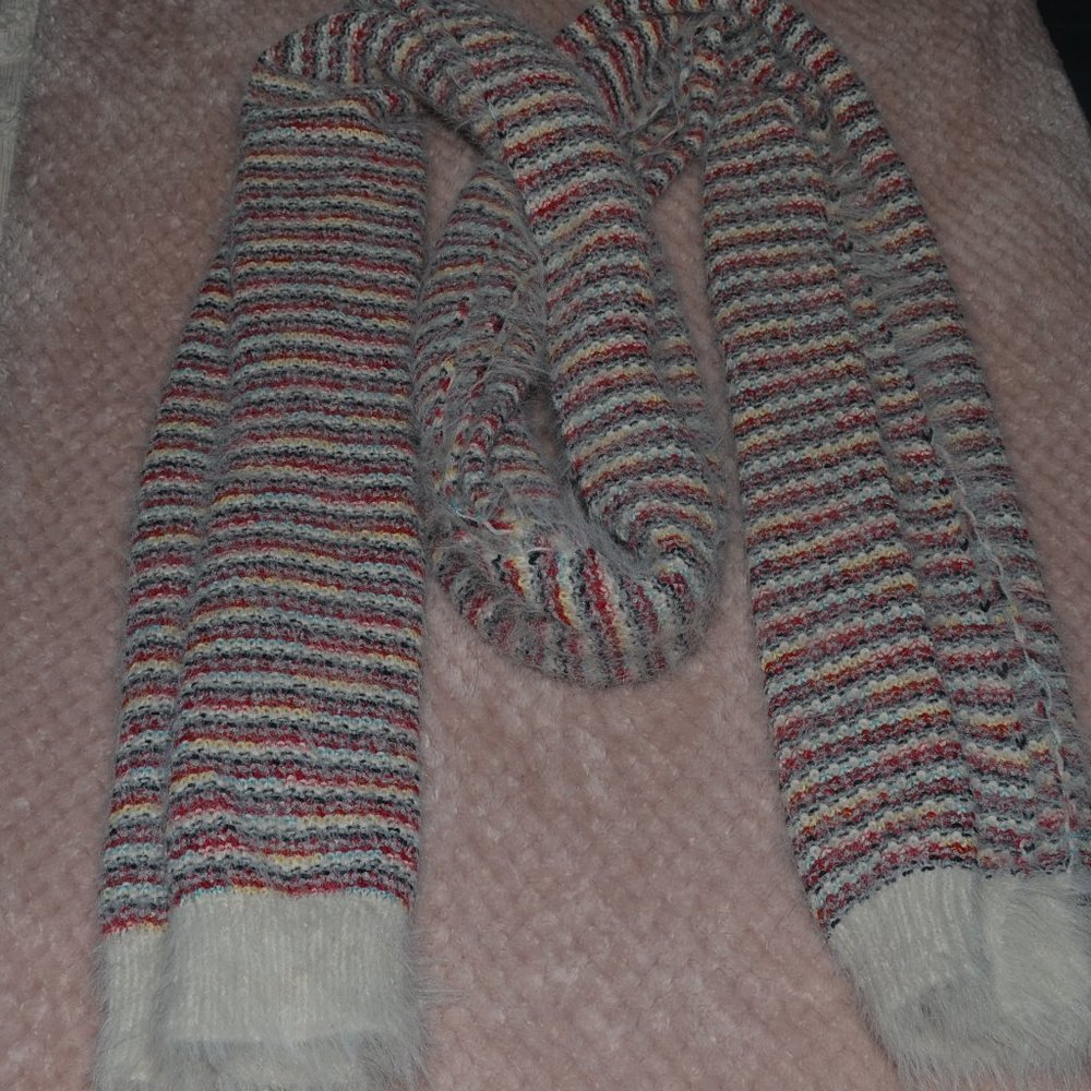 Fuzzy Multi-colored Scarf